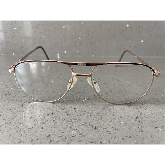 Legacy MM 5027 G/ BR Gold Brown Full Rim Eyeglasses Frames ONLY 56-18-145 - Picture 1 of 14